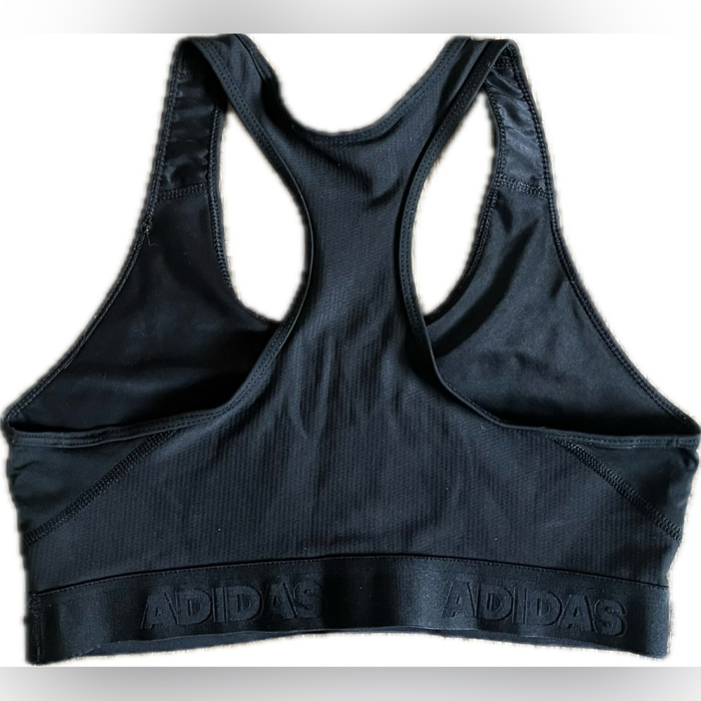 Adidas Black Racerback Alphaskin Climacool Sports Bra. Women’s size Small - Picture 5 of 6